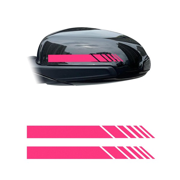 Augeny 2 PCS Car Rear View Mirror Stickers, Waterproof Vinyl