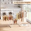 APEXCHASER Clothes Drying Rack, Foldable Drying Rack Clothing, Sturdy Metal