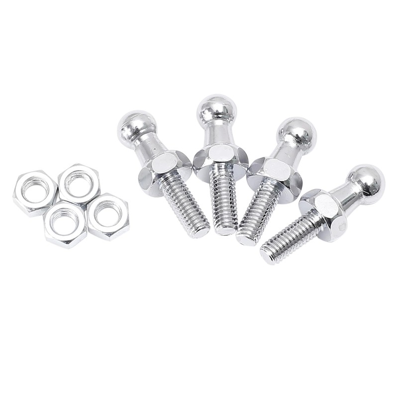 X AUTOHAUX 4 Set 10mm M6x15mm Ball Stud Car Gas