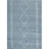 LUXE WEAVERS Daphnes Blue 8x10 Boho Moroccan Geometric Area Rug