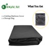 Andacar Folding Mattress Storage Bag, 33 inch Heavy Duty Carrying