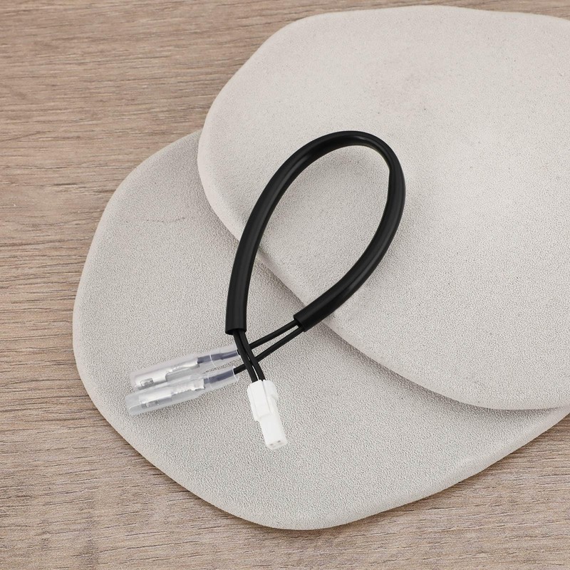 OTOTEC 2pcs Motorcycle LED Indicator Adapter Cable Harness Compatible with