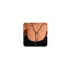 Heart Slip Chain Necklace Submissive Collar Chokers for Women Cuban