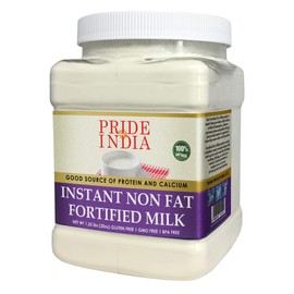 Pride Of India - Instant Fortified Nonfat Dry Milk Powder - Enriched w/ Vitamin D, Protein & Calcium 1.25 lbs 20 oz