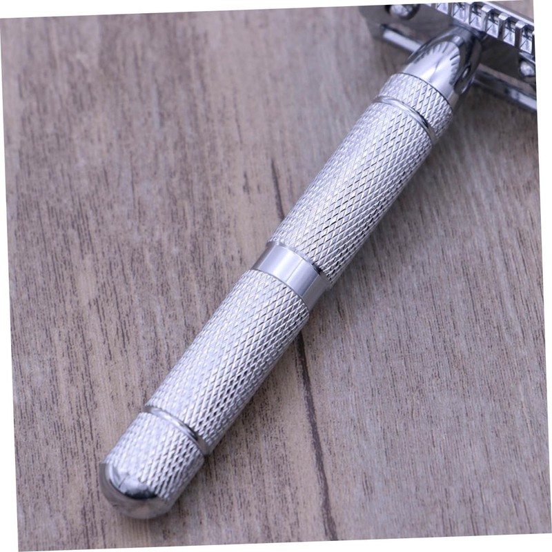 FOMIYES Men's Double Edge Safety Razor Stainless Steel Shaver for