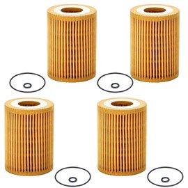 HU821X OIL FILTER Compatible with Freightliner Jeep Dodge Vehicle E350 GL350 ML350 R320 R350 S350 Replaces 72263WS 57062 5175571AA LF16231 CH10323 6421800009 6421840025 4 PACK