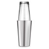 Final Touch Double-Wall Boston Shaker Set - Stainless Steel Mixing