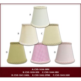 Royal Designs, Inc CSO-1041-5AGL Royal Designs Antique Gold Empire Chandelier Lamp Shade with Decorative Trim, 3" x 5" x 4.5", Clip