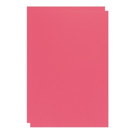 Rebower ABS Plastic Sheet 8 x 12 Inch,Flexible Plastic Sheets 1/16 Inch Thick Thermoplastic Sheet with Leather Texture Rose Red for DIY Crafts Decors 2Pcs