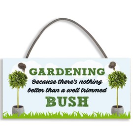 Garden Hanging Sign - Gardening - So Exciting Funny Novelty Plaque Friendship Funny - Rude - Gardening Sign #1115