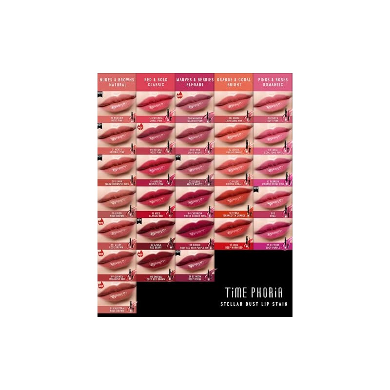 Timephoria Polvo Estelar Tinta Labial - Lip Stain de Larga