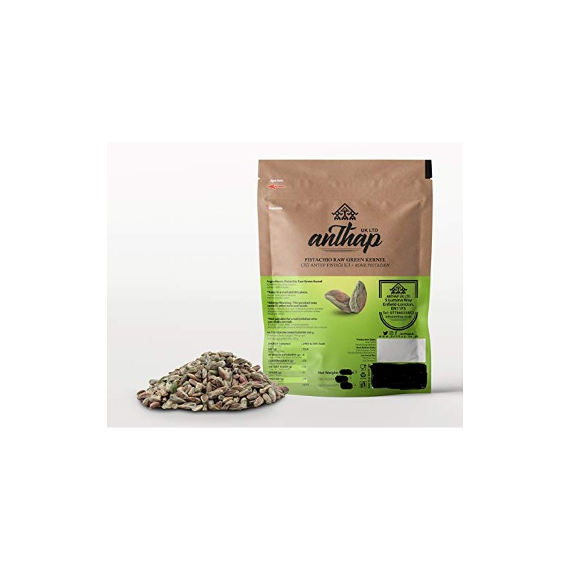 Anthap - Antep Pistachio Raw Green Kernel - 300g