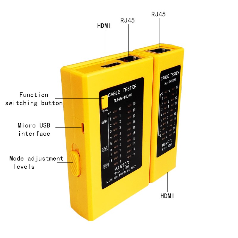 2 in 1 Network Cable Tester and HDMI Cable Tester