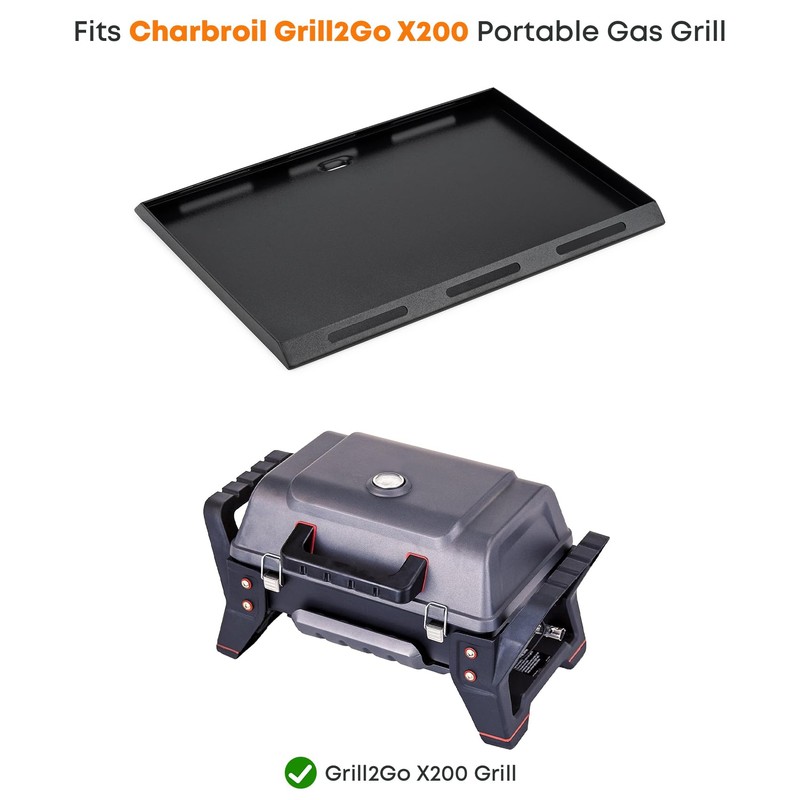 Stanbroil Griddle Insert for Charbroil Grill2Go X200 Portable Gas Grill,