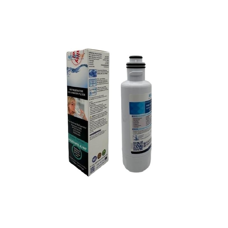 Aqua Blue H20 Premium Fridge Filter Compatible K2100990 K2100988 HX2019FR-A