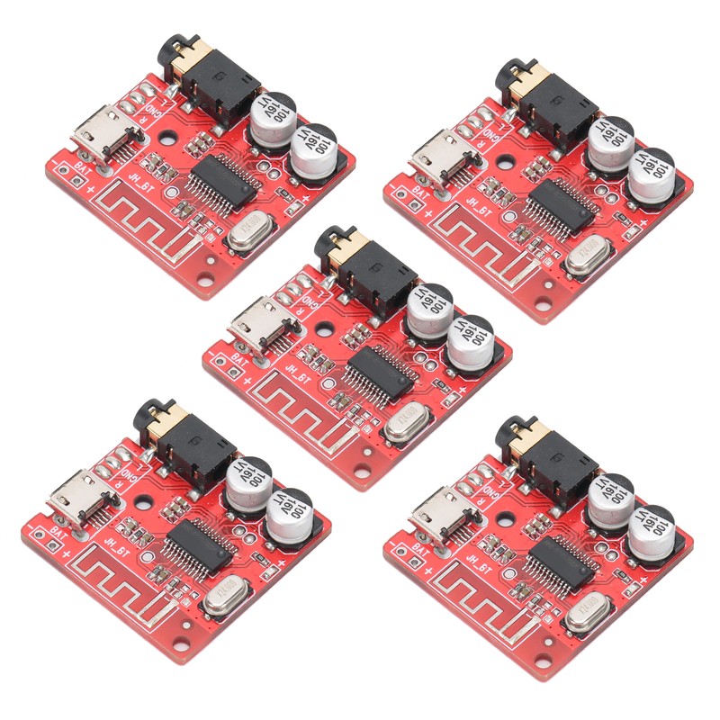5PCS DIY Bluetooth 5.0 Receiver Board Lossless Decoder Board Wireless