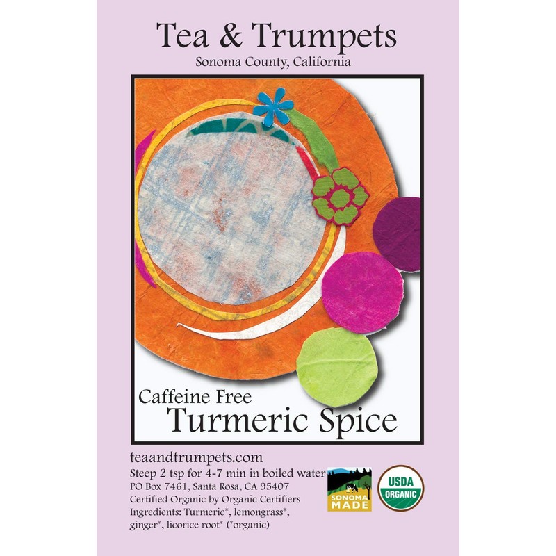 USDA Organic Turmeric Spice Loose Leaf Herbal Tea - 4