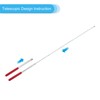 PATIKIL 1.2M/4Feet Telescopic Handheld Flagpoles, 4Pcs Retractable Teachers Pointer Stick