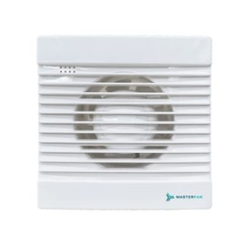 Extractor Ecoslim 4 Blanco ABS Masterfan silencioso, elimina olores, vapor y humedad, para baño, cocina