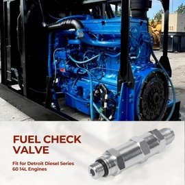 Atesilor Fuel Check Valve Compatible with Detroit Diesel S50 8.5L & S60 11.1/12.7/14L Engine, Replaces 23535129