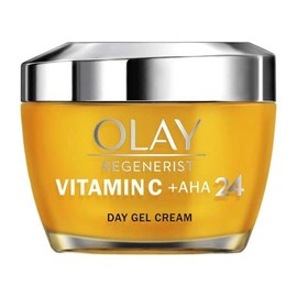 Olay Regenerist AHA 24 + Vitamin C Day Cream (50 g), Gel Cream, with Niacinamide, Women's Face Cream, Anti-Ageing, Care for All Skin Types for Women, Radiant and Even Skin