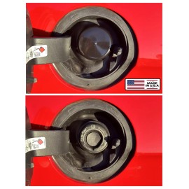 Unbranded Capless gas cap dust & water cover 2.875in 2015-2020 Ford, F-150, Ranger EZ Fuel