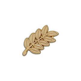 Acacia Sprig Gold Masonic Lapel Pin - 1" Tall