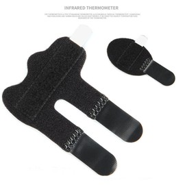 Trigger Finger Splint, 5 Pcs Finger Sleeves,Finger Straightening Brace for Arthritis Finger Support for Trigger Broken and Strained Fingers（Black）