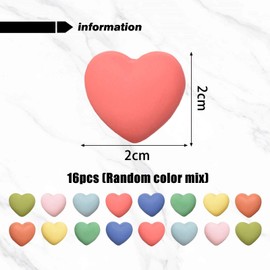 16 Pieces Of Love Refrigerator Stickers, Decorative Magnets, Whiteboard Magnets, Cute Refrigerator Stickers, Suitable For Home, Office, School