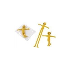 Stretchy Smiley Men, Pack of 6 - stretcheds from 55 mm - 170 mm [Toy]