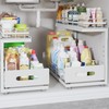Biboraya 2 Pack 18 IN Depth Under Sink Organizer with