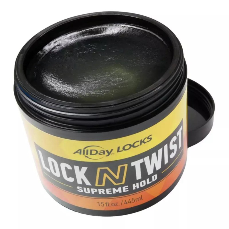 AllDay Locks Lock N Twist Supreme Hold 헤어 젤 15온스