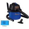 Koblenz WD-2L Portable Wet Dry Vacuum, 2-Gallon 2 PHP Suction