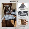 SearchI Stretch Dining Chair Seat Covers Set of 4, Soft