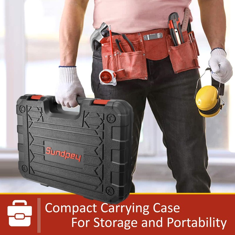 Sundpey Home Tool Kit 148-Pcs - Household Basic portable Hand