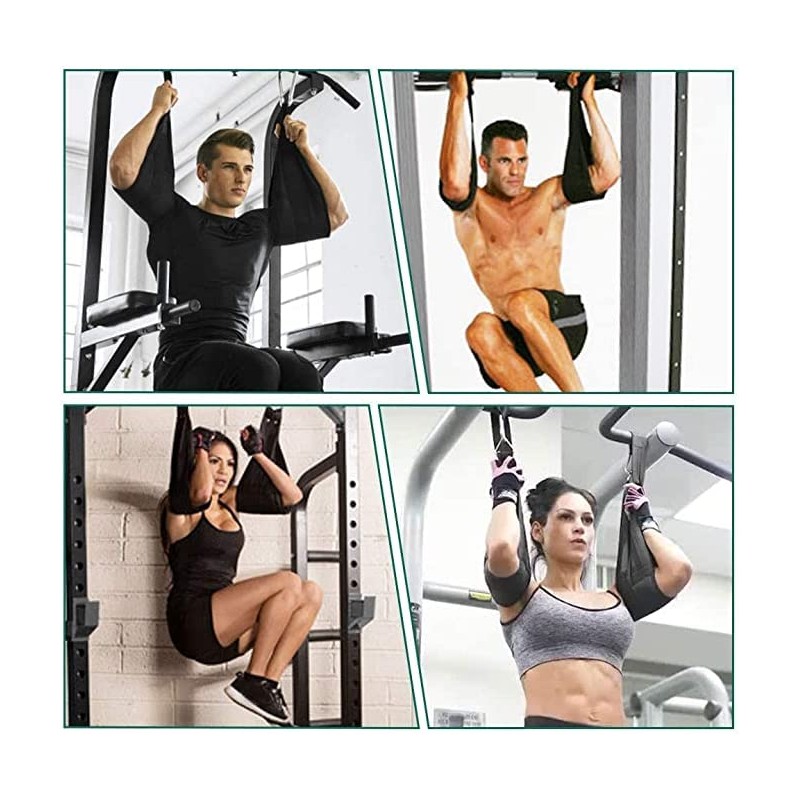 FLYTENG Hanging Ab Straps, for Abdominal Muscle Building, Rip Resistant