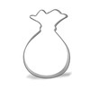4.2 inch Money Bag Cookie Cutter - Stainless Steel