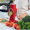 Eleko Meyar Cheese Grater with Handle, Multifunctional Manual Rotary Cheese