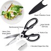 Poultry Scissors, Kitchen Scissors, Stainless Steel, Multi-Purpose Household Scissors, Scissors