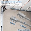 NAZOU 8.5FT Garage Door Cable Replacement 1/8 inch Vinyl Coated