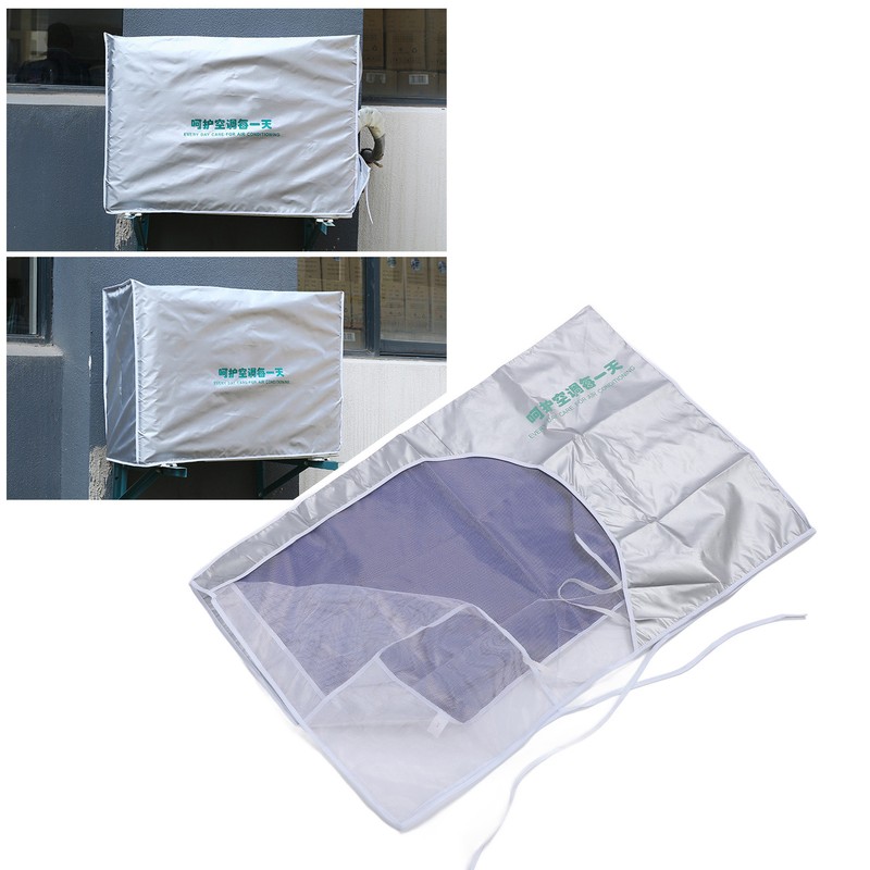 Waterproof Outdoor Window Air Conditioner Cover Dustproof Rainproof Sunscreen Outside