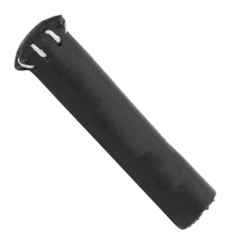 Alomejor Leather Snooker Tip Head Protective Cover Billiard Stick Protector