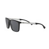 Emporio Armani Men's Ea4150 Sunglasses, Rubber Black/Grey, 59 mm