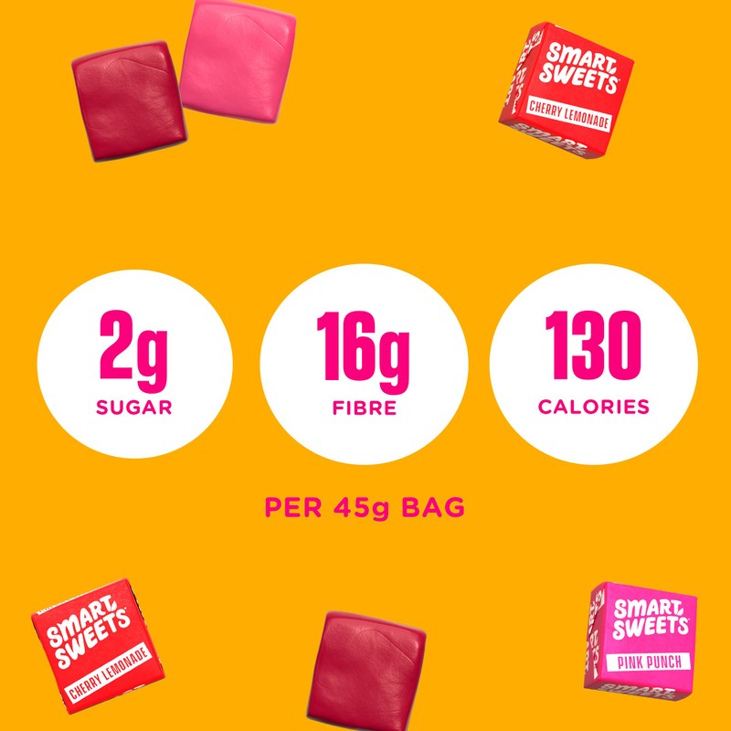 SmartSweets SweetChews, 45 g Pouches, Pack of 14