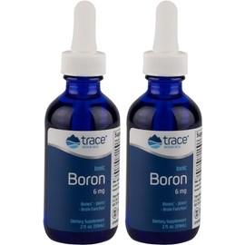 Trace Minerals | Boro iónico líquido 6 mg 2 onzas |Liquid Ionic Boron 6 mg 2 oz