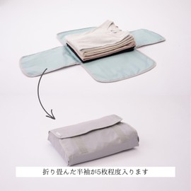 Shiro Lab (Easy Packing) NV Travel Pouch, Packing Case, Business Trips, Organization, Travel, Convenient Goods, Travel Bag, For 1 to 2 Days (Navy)