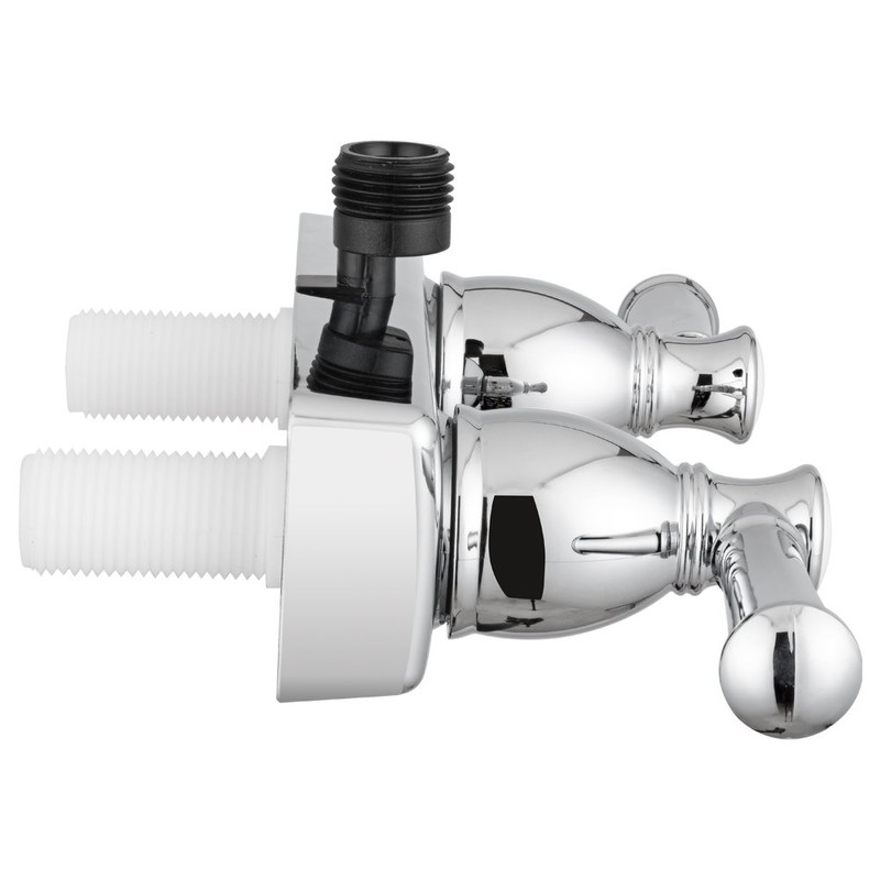 Dura Faucet DF-SA100L-CP RV Shower Faucet Valve Diverter with Hot/Cold