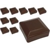 SKIR'CO Pack of 10 Square Fence Post Caps 70 x