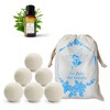 Luminer Tumble Dryer Balls, 6 x Low Noise Wool Balls