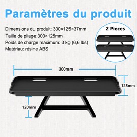 JXMTSPW Top Shelf for TV Mount Flat Screen Streaming Devices Multimedia Boxes Speaker Monitor Mount for Monitor Top Shelf TV 2 Pack